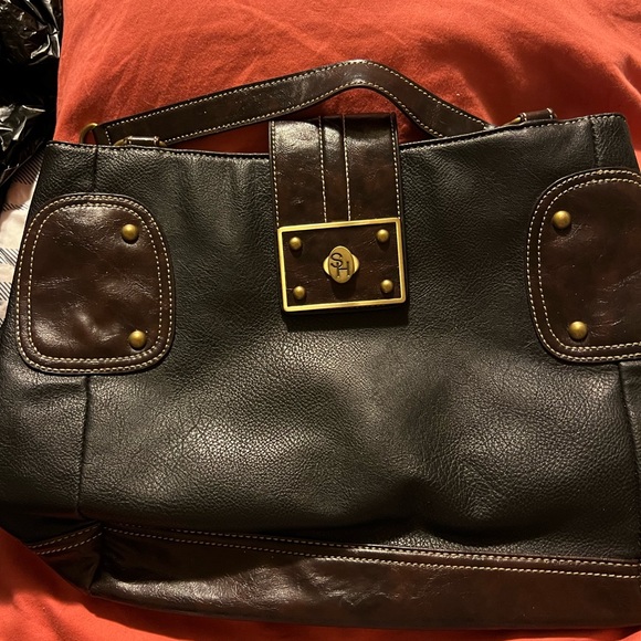 EUC Sag Harbor Leather Satchel - Picture 1 of 6